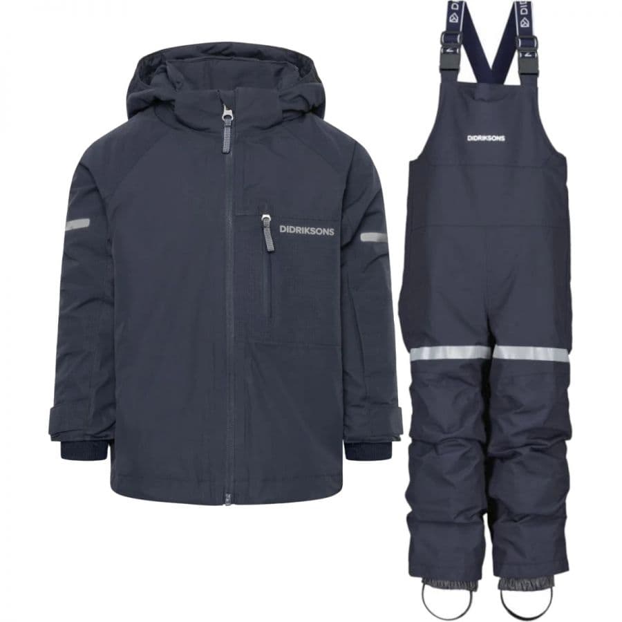 Didriksons Falke/Bjärven hiihtosetti, juniori, laivastonsininen