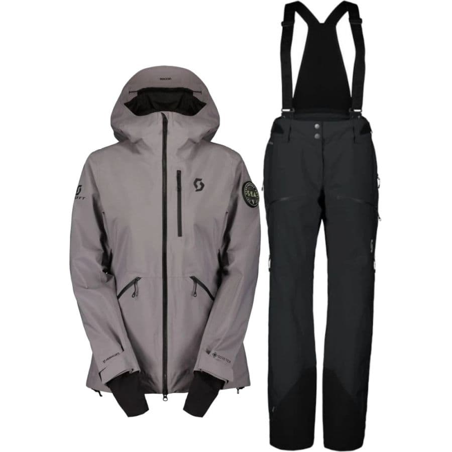 Scott Vertic GTX 2L PL/2L suksisetti, naiset, harmaa/musta