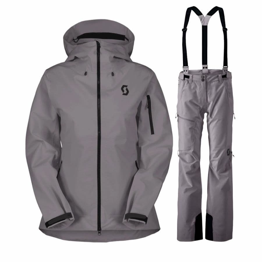 Scott Explorair 3L kuoritakki + kuorihousut setti, naisten, harmaa