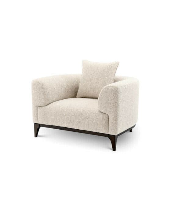 Brannan Chair Bouclé Chalk White