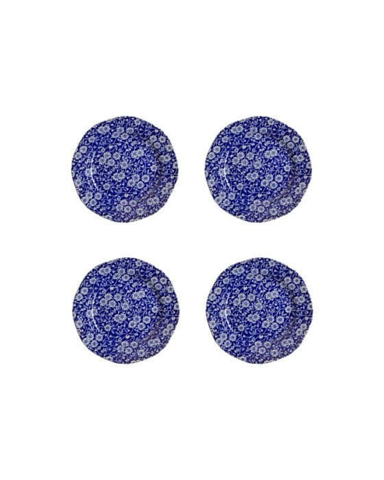 Blue Calico-jälkiruokalautanen 4 kpl