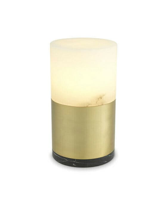 McLean pöytävalaisin messinki/alabaster