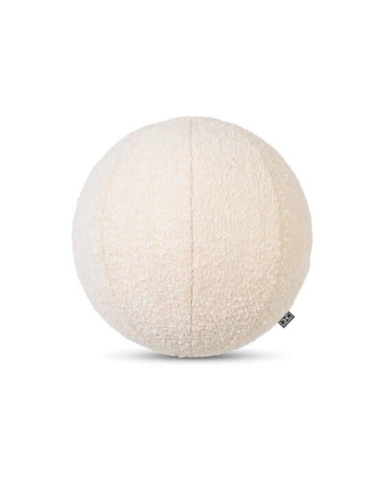 Palla pyöreä tyyny bouclé cream