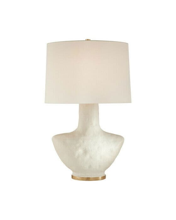 Armato Table Lamp White/Linen