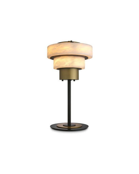 Zereno Table Lamp Antique Brass