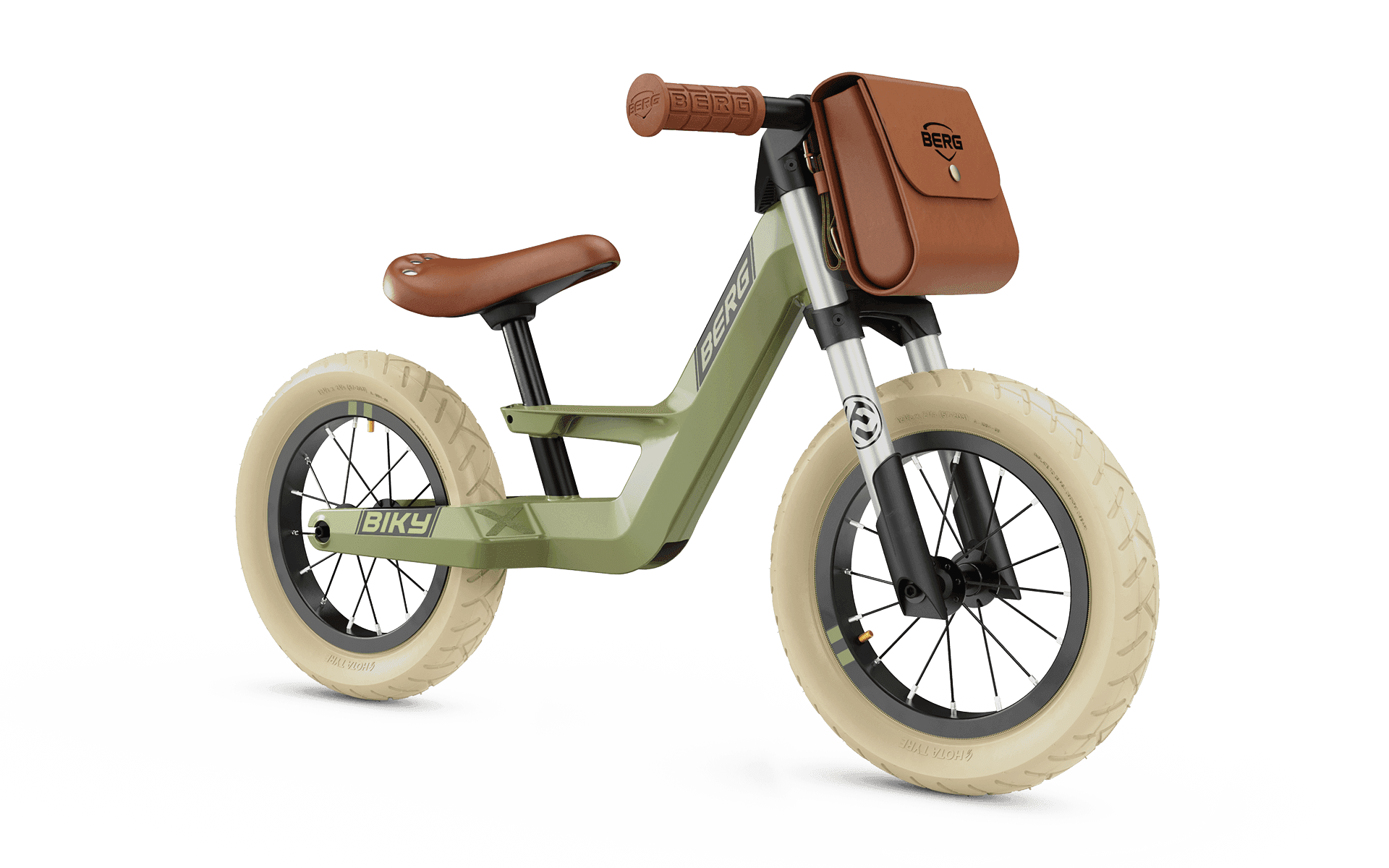 BERG Biky Retro Potkupyörä - 2,5+ vuotta - Vihreä