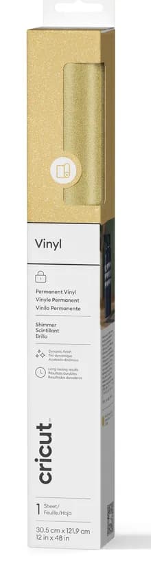 Cricut Shimmer Vinyl 30x120cm (Gold)