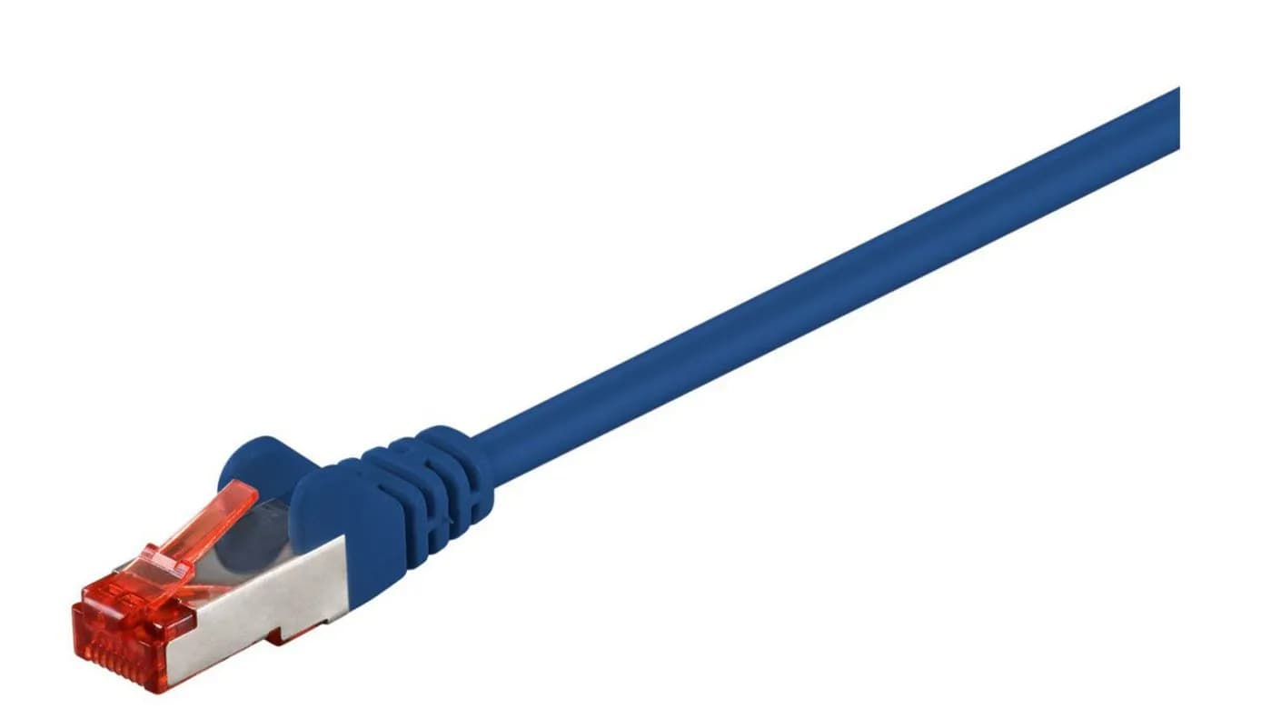 MicroConnect Cat6 F/UTP RJ45 2m -verkkokaapeli, sininen