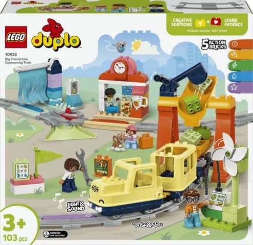 LEGO DUPLO Town Suuri interaktiivinen lähijuna 10428