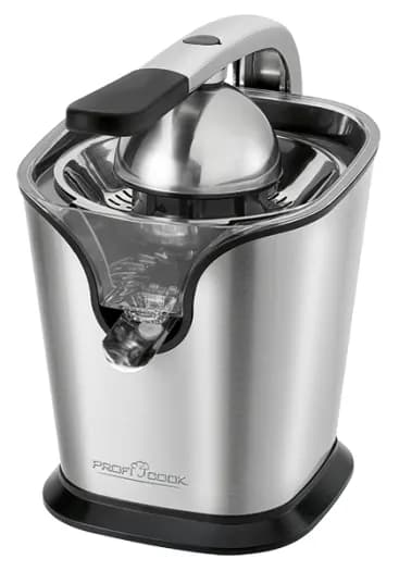 ProfiCook PC-ZP 1154 Sitruspuserrin, 160 Wattia, Musta/Ruostumaton teräs