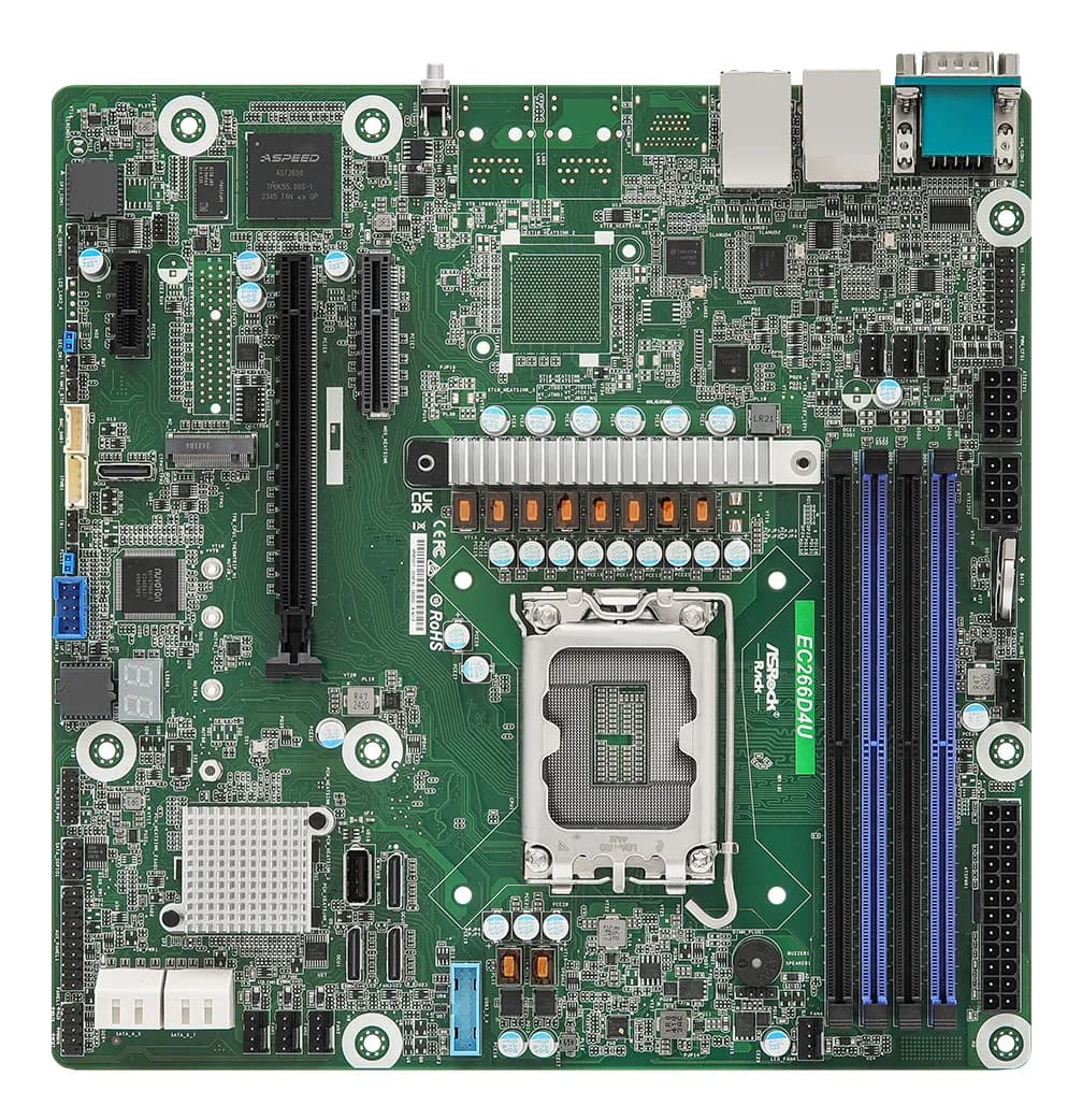 ASRock Rack EC266D4U LGA1700 mATX -emolevy