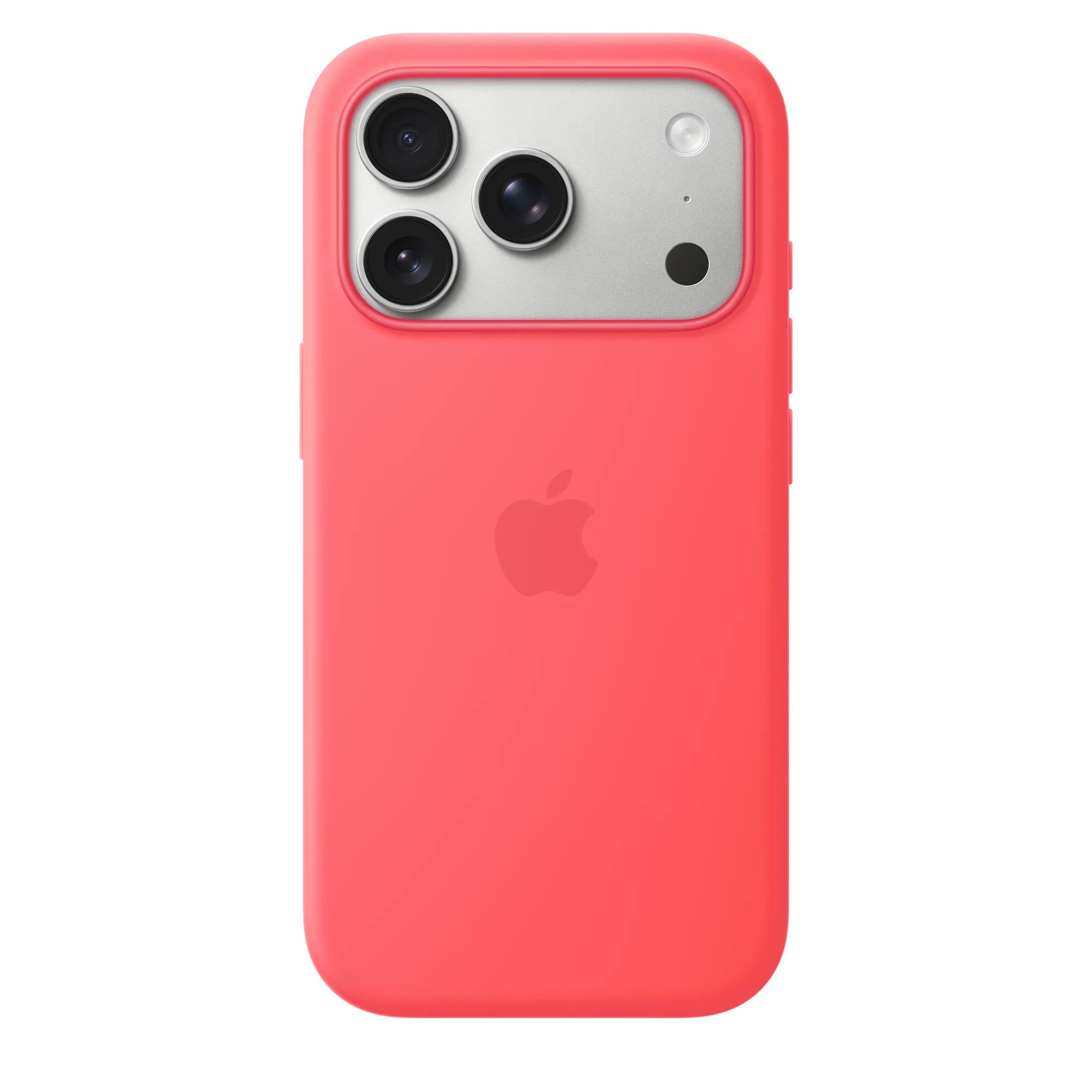 Apple iPhone 17 Pro -silikonikuori MagSafella, Bright Guava