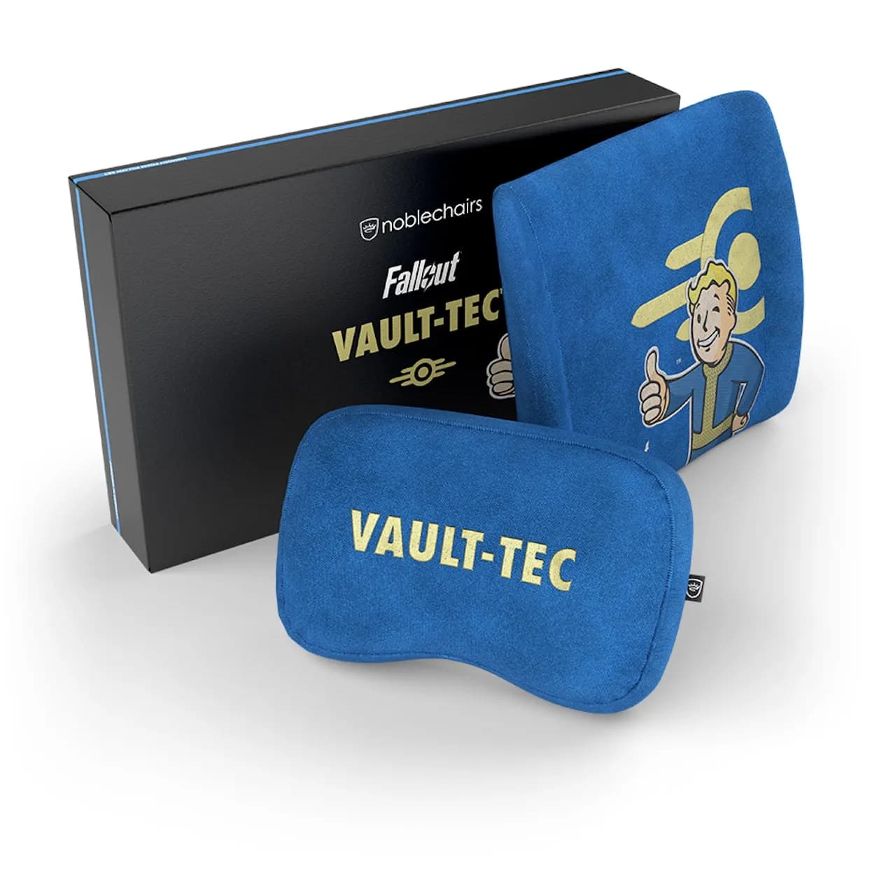 Noblechairs Fallout Vault Tec Edition -pelituolin tyynysarja, muistivaahtoa