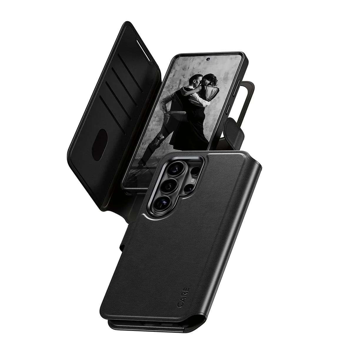 PanzerGlass CARE Tango, Galaxy S26 Ultra - 2-in-1 lompakkokotelo, läpinäkyvä