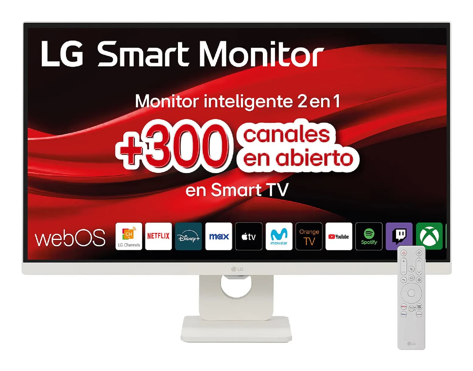 LG 27U731SA-W 27" 4K UHD, IPS -näyttö, USB-C hub