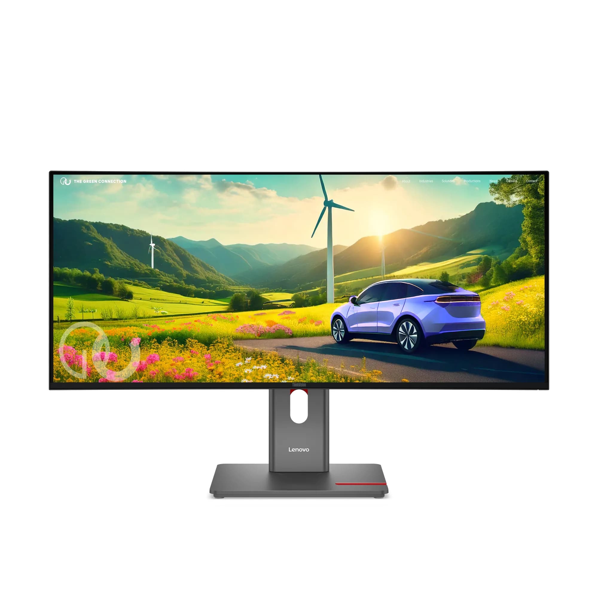 Lenovo ThinkVision P34WD-40 34" WQHD, IPS -kaareva näyttö, USB-C hub