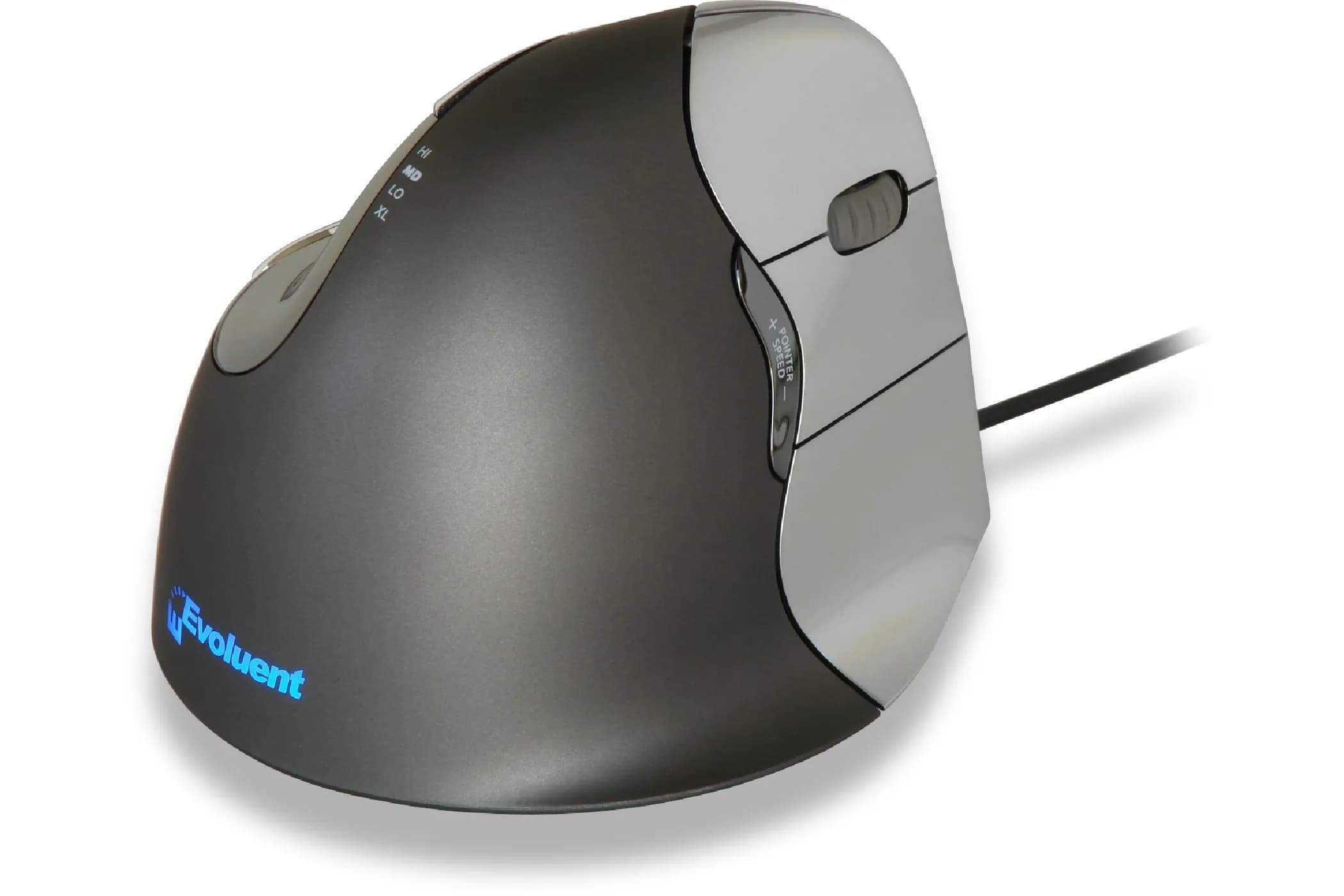 Evoluent VerticalMouse 4 -langallinen ergonominen hiiri, musta