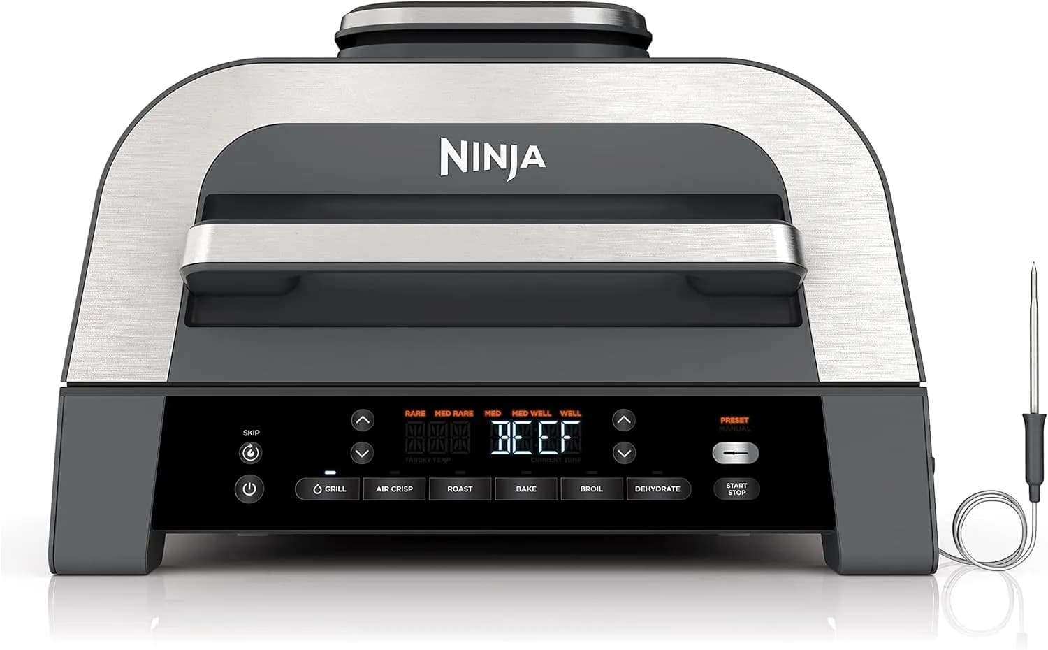 Ninja Foodi Smart XL DG551EU, 3,8 l, 0,8 kg, 1760 W, airfryer, Silver/Black