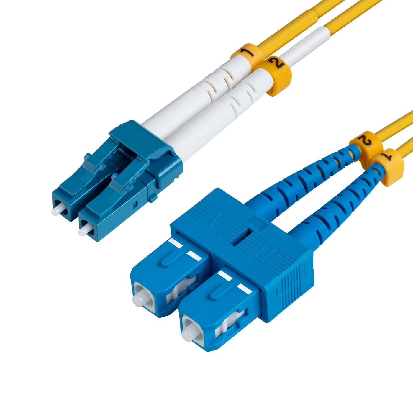 MicroConnect OS2 LSZH LC-SC 20m -valokuitukaapeli, keltainen