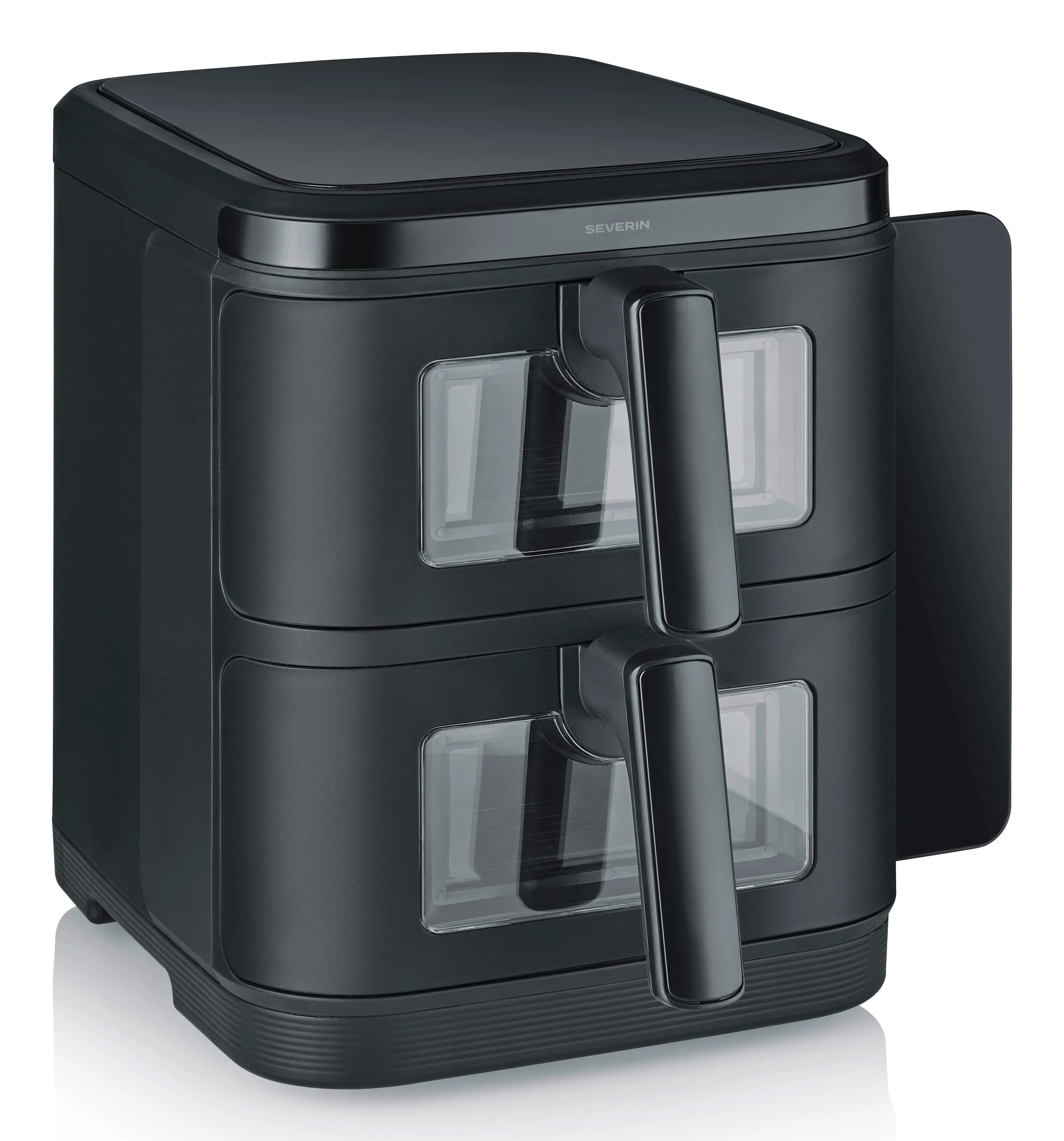 Severin S-Fry Duo Stack FR 2468, 11 l, 11 kg, 2800 W, airfryer, musta