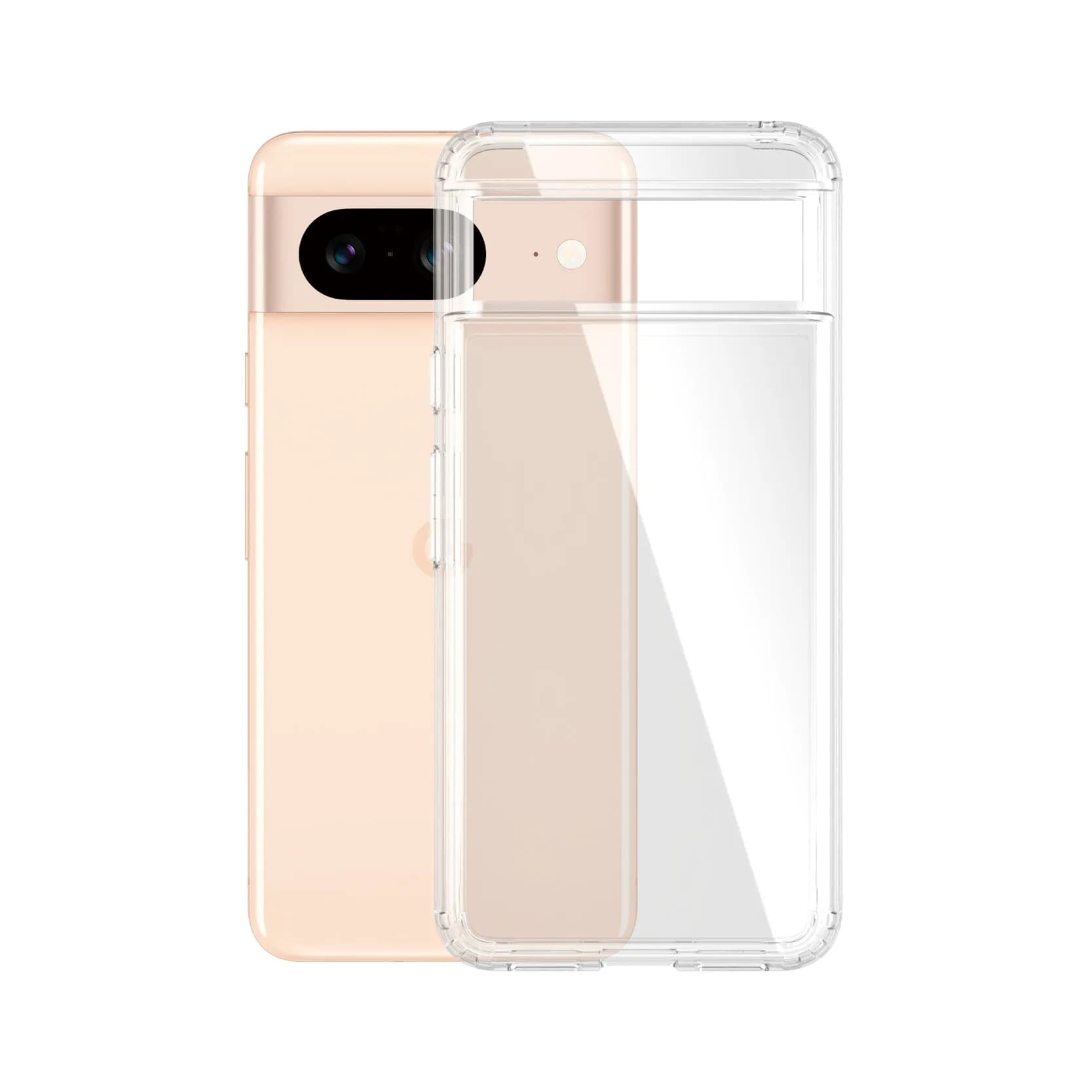 PanzerGlass Google Pixel 8 HardCase -suojakuori, Läpinäkyvä