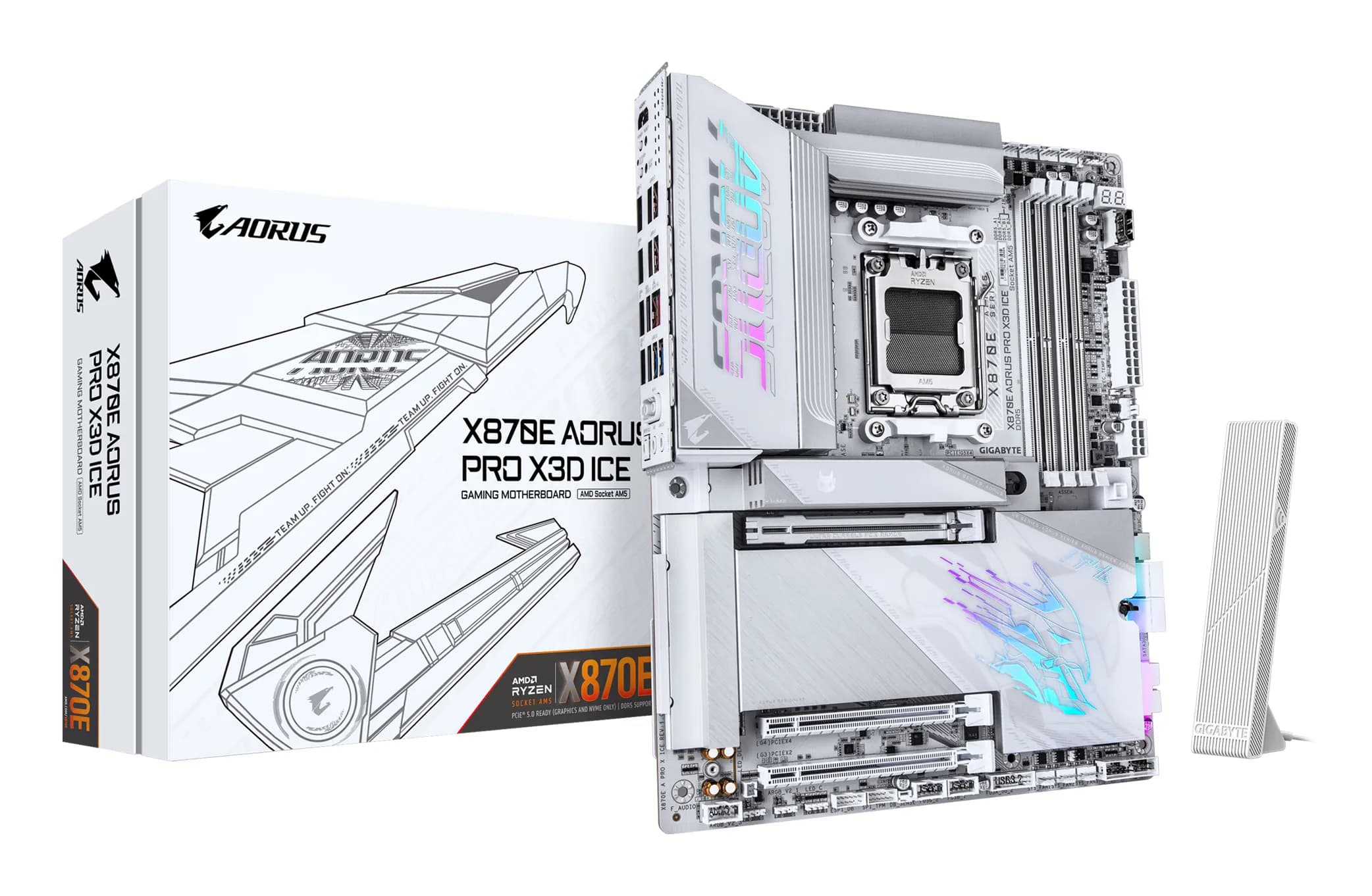 Gigabyte X870E AORUS PRO ICE WiFi 7 AM5 ATX -emolevy