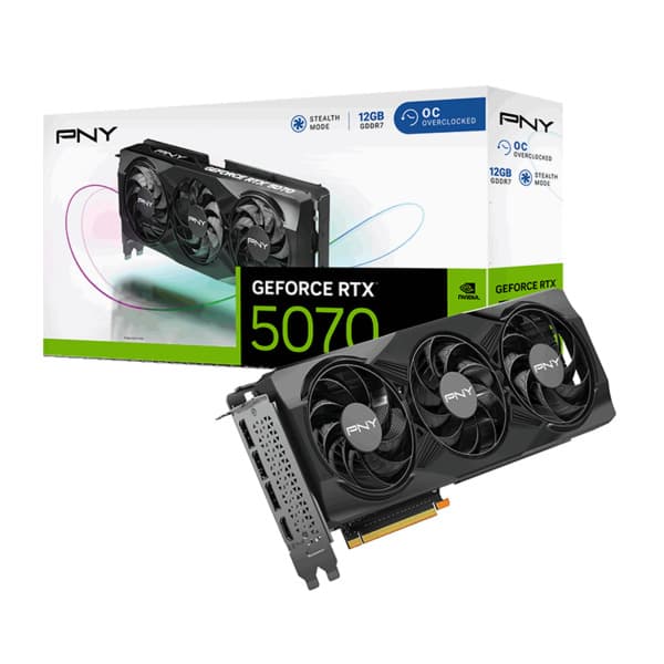 PNY GeForce RTX 5070 12 Gt OC -näytönohjain