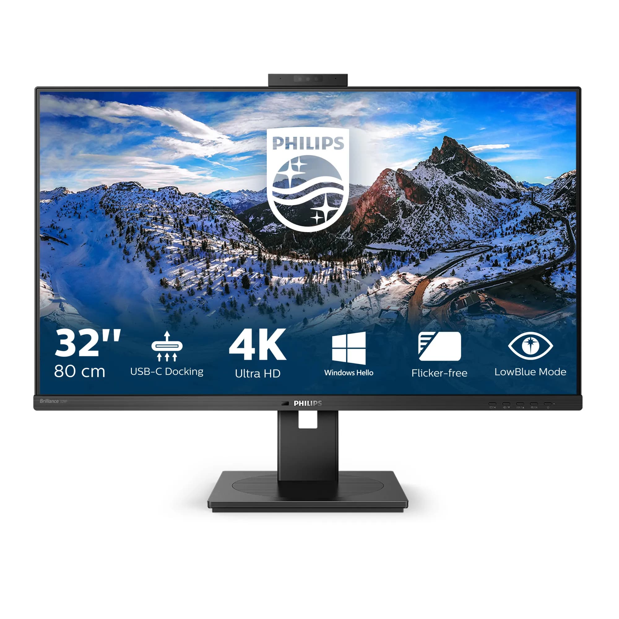 Philips Brilliance 329P1H 31.5" 4K UHD, IPS -näyttö, USB-C hub