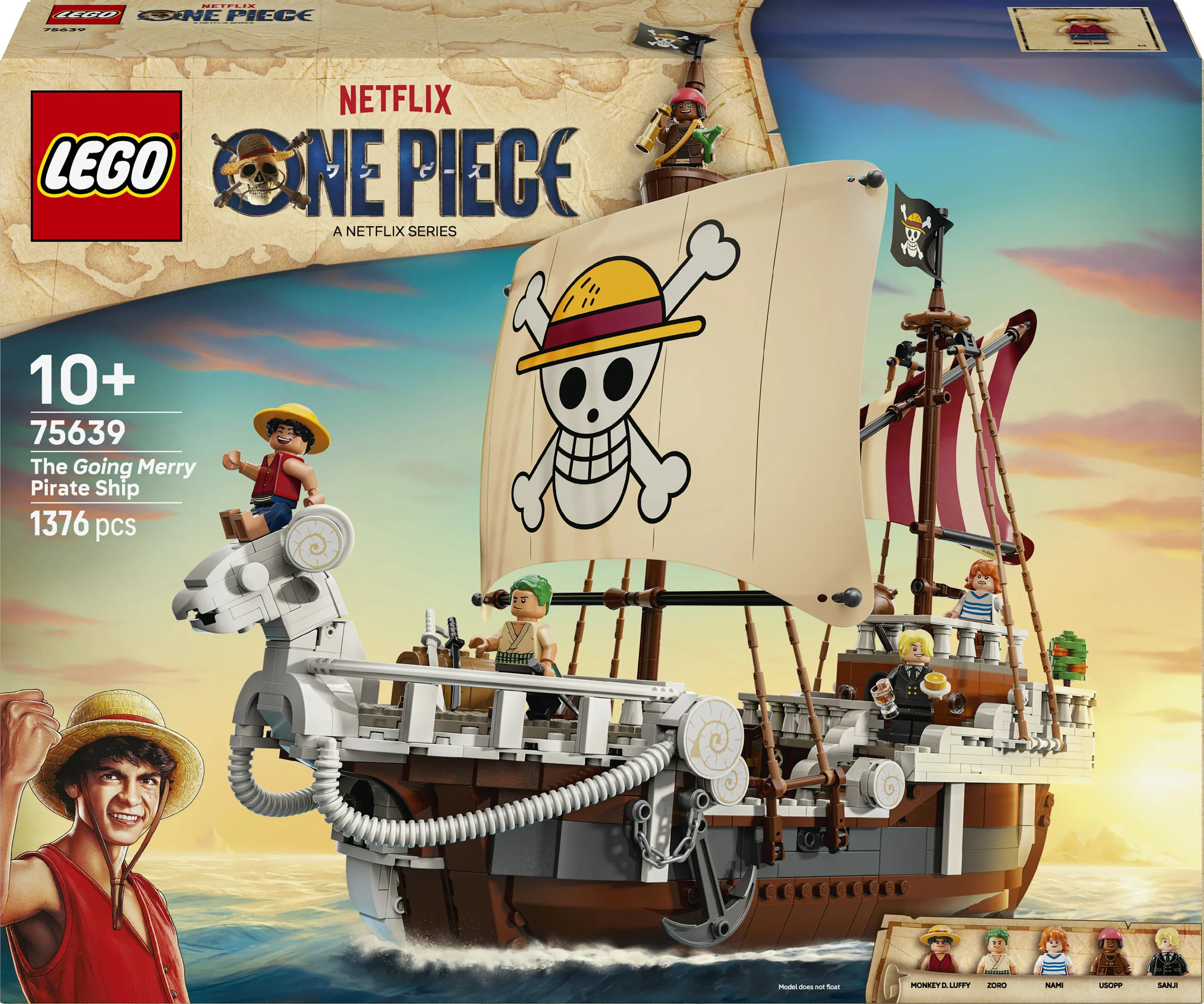 LEGO One Piece Merirosvolaiva Going Merry 75639