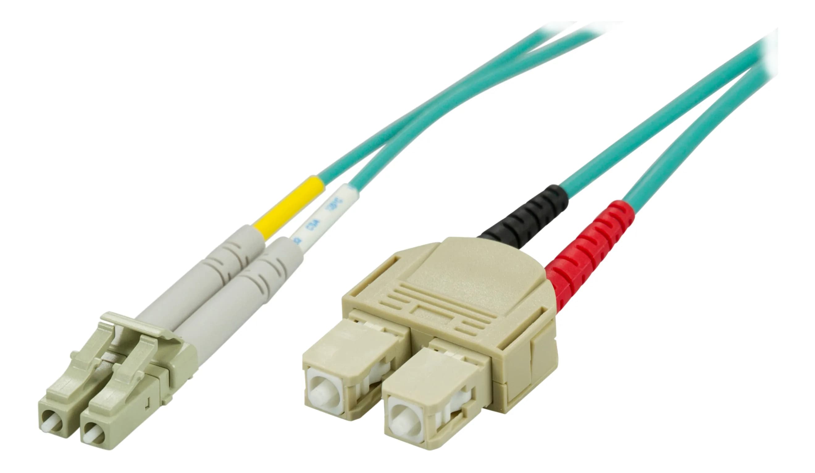 Deltaco OM3 LC-SC 5m -valokuitukaapeli, sininen