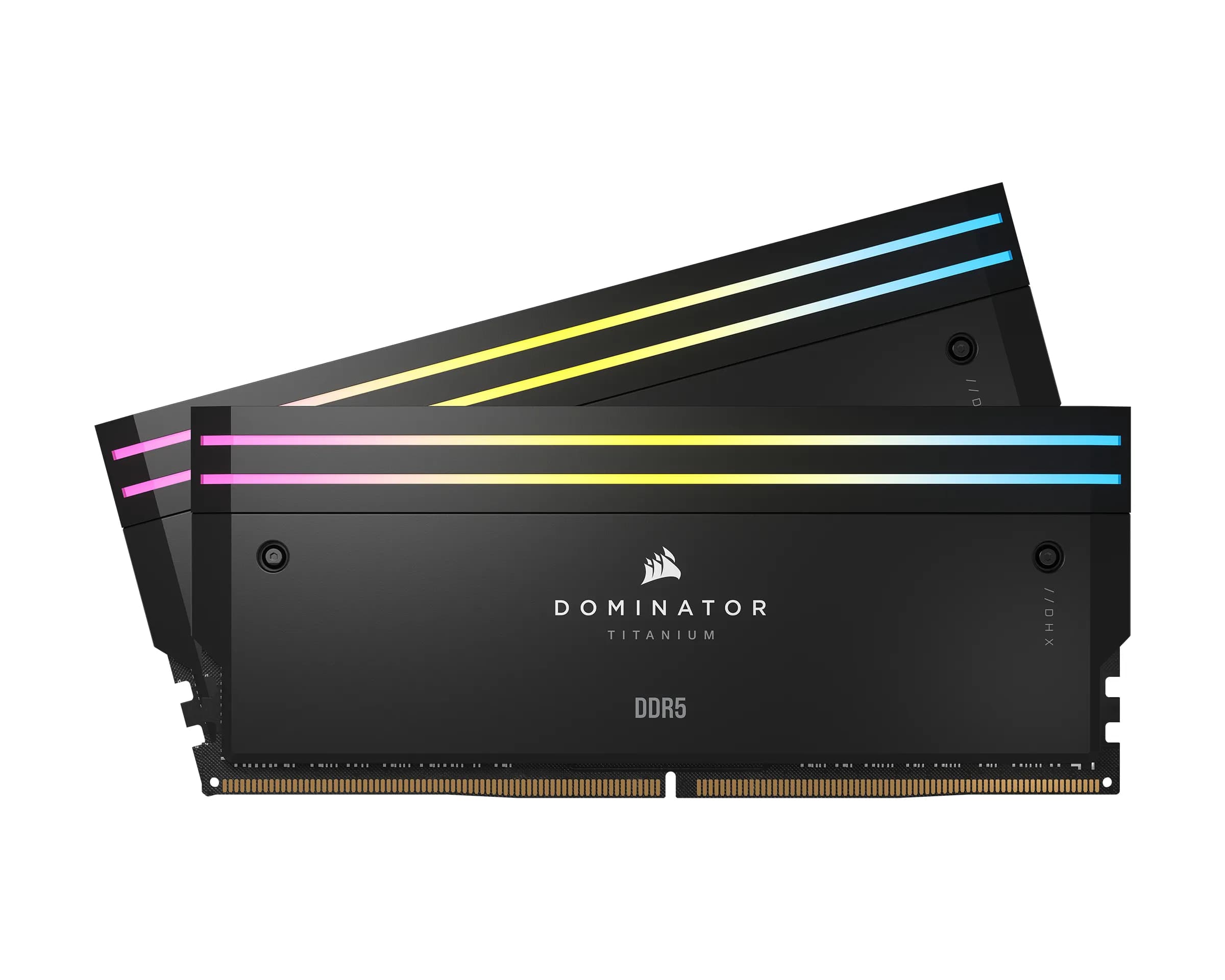 Corsair DOMINATOR TITANIUM RGB 64 Gt (2 x 32 Gt) DDR5 6400 MHz, CL32 -muisti (XMP)