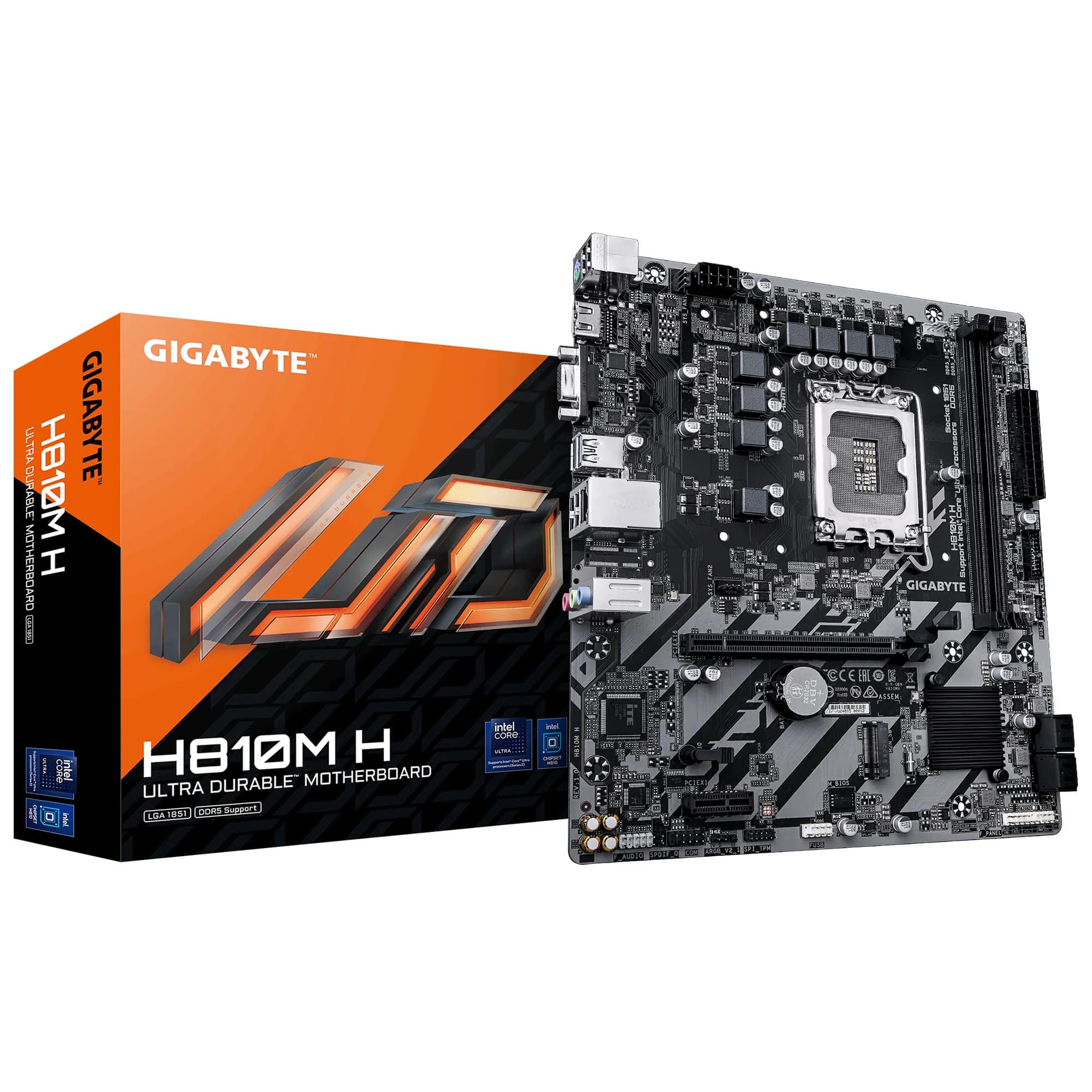 Gigabyte H810M H DDR5 LGA 1851 mATX -emolevy