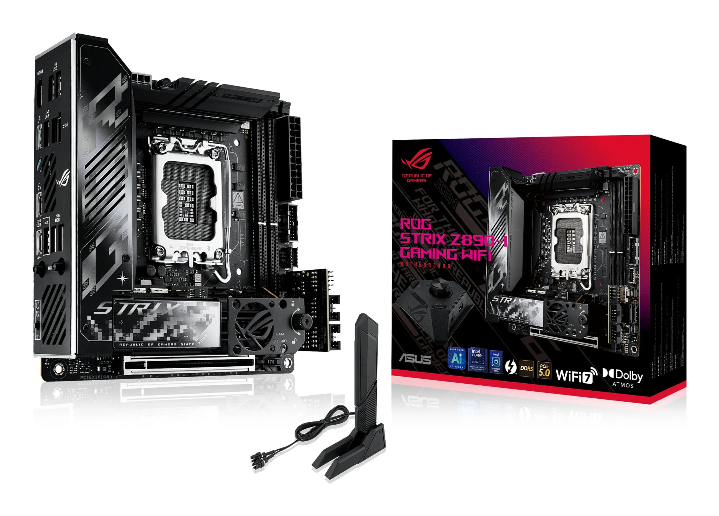 Asus ROG Strix Z890-I Gaming WiFi 7 LGA 1851 Mini-ITX -emolevy