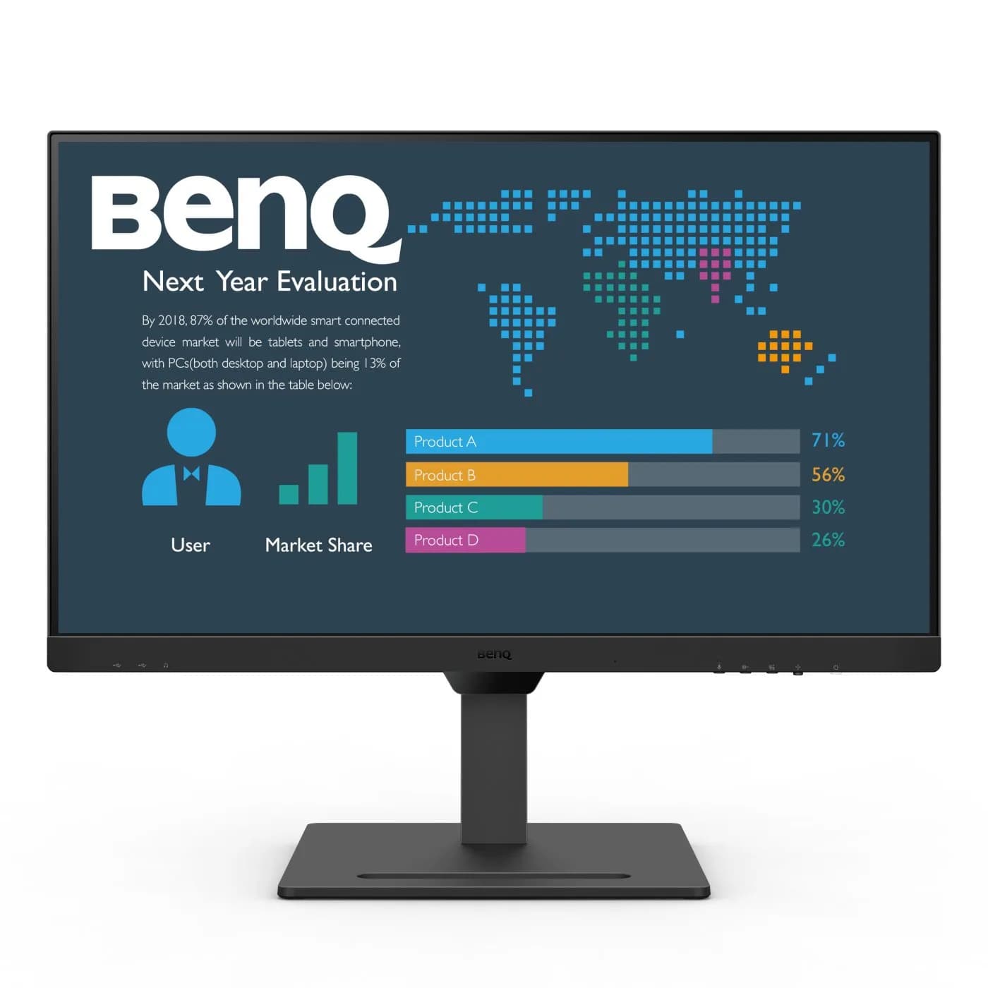 BenQ BL2790QT 27" QHD, IPS -näyttö, USB-C hub
