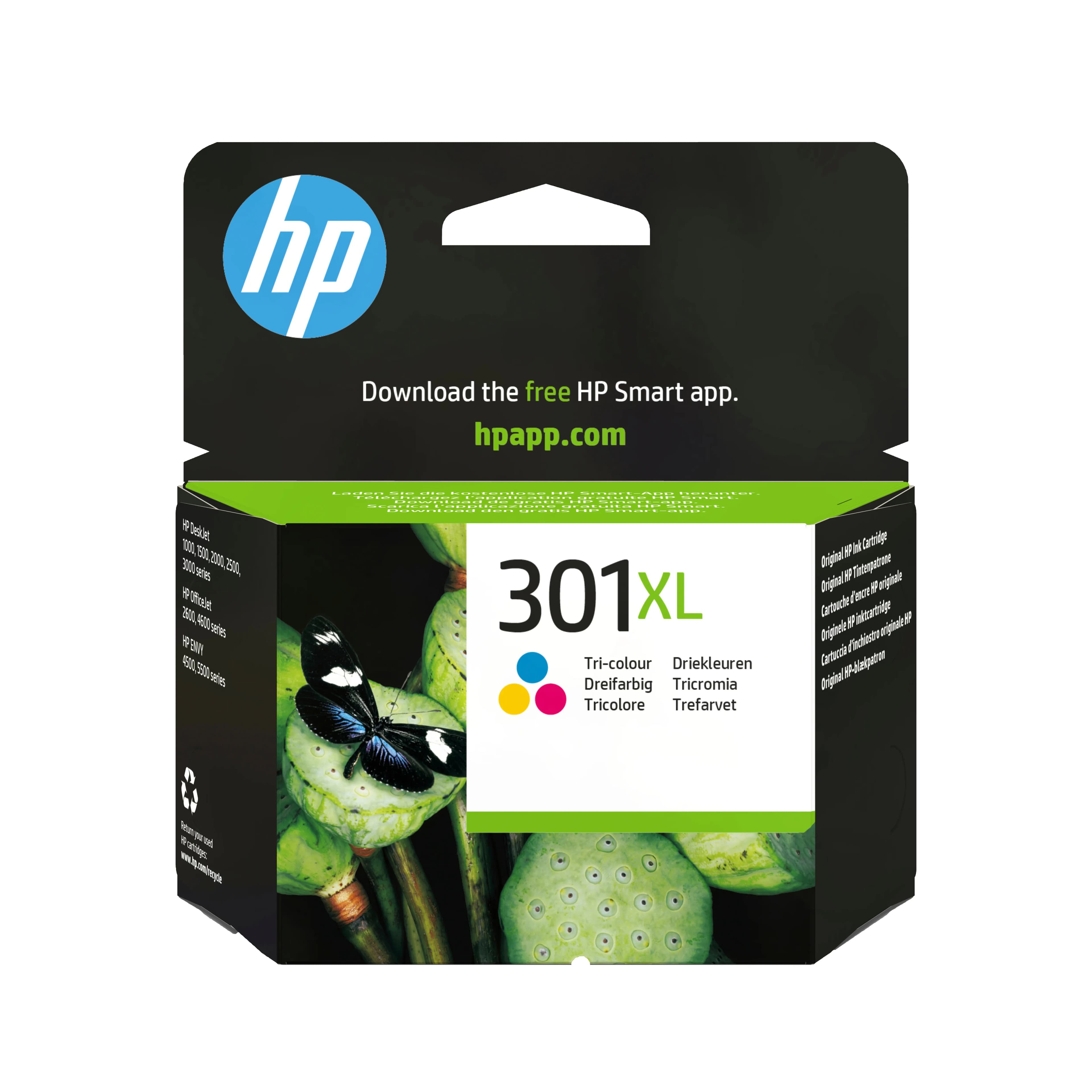 HP 301XL -mustekasetti, 6 ml, väri