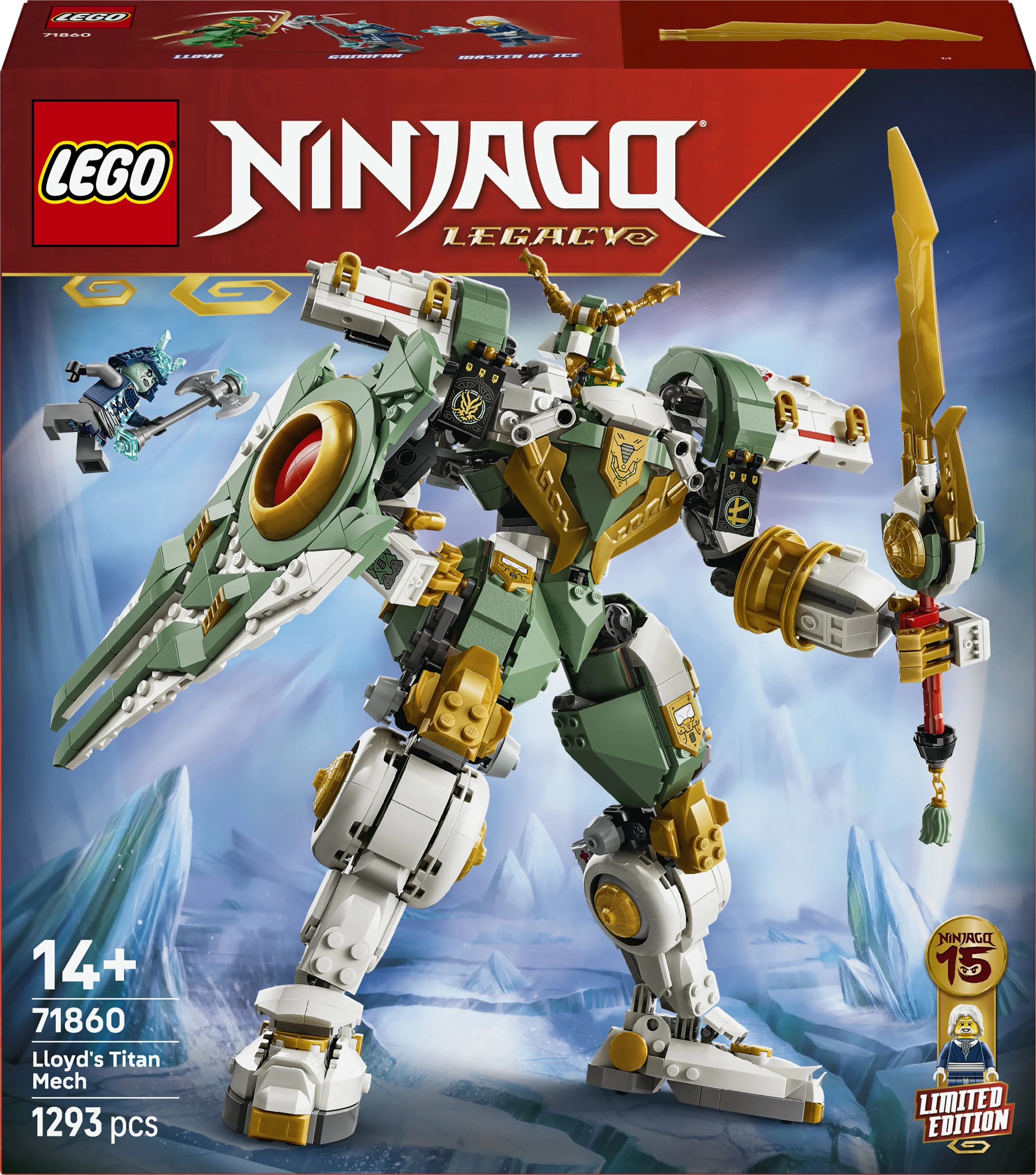 LEGO Ninjago Lloydin titaanirobotti – 15-vuotisjuhlamalli 71860