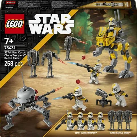 LEGO Star Wars 327. taivasjoukon kloonisotilaat –taistelupaketti 75431