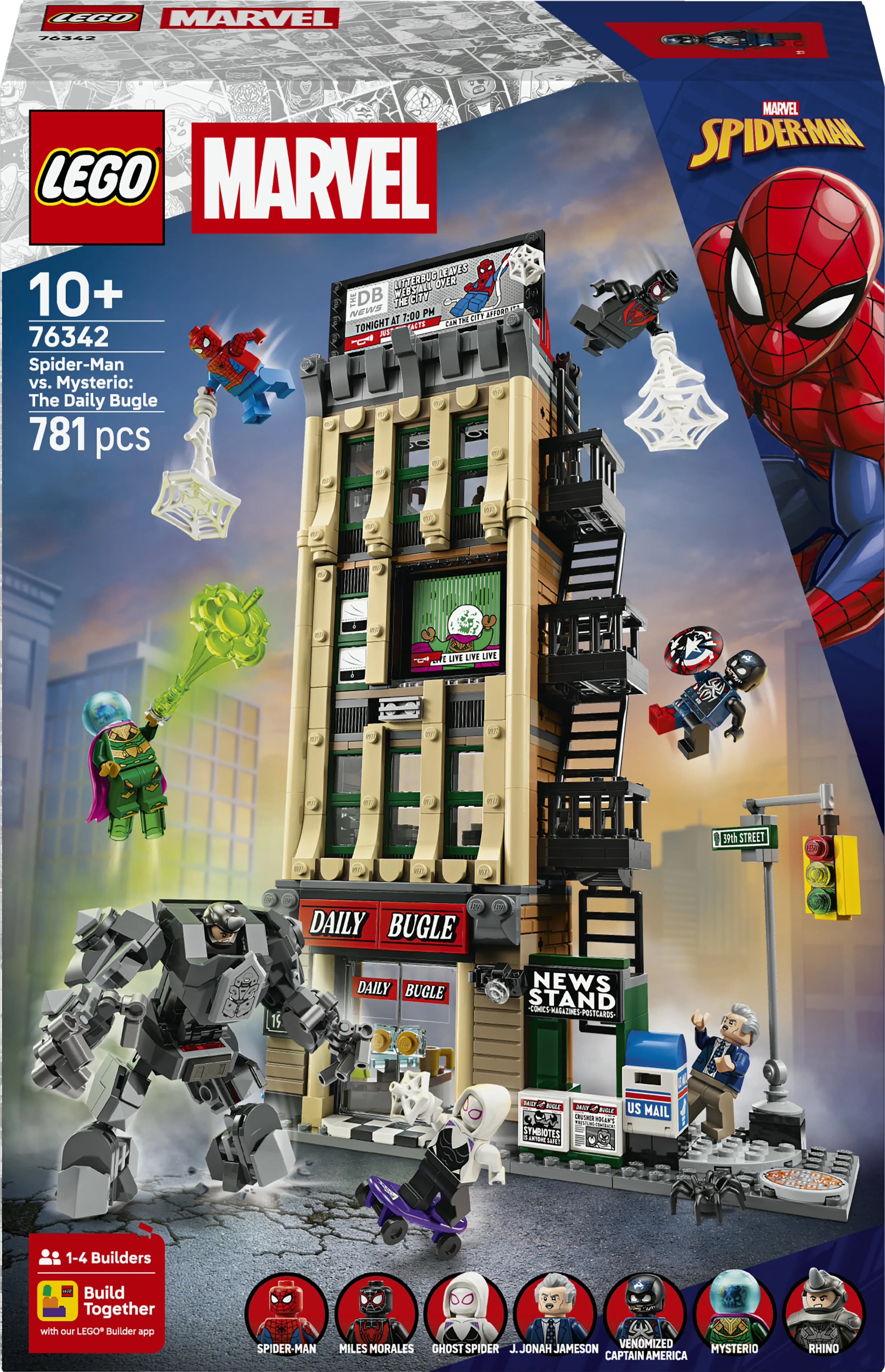 LEGO Marvel Spider-Man vastaan Mysterio: Daily Bugle 76342