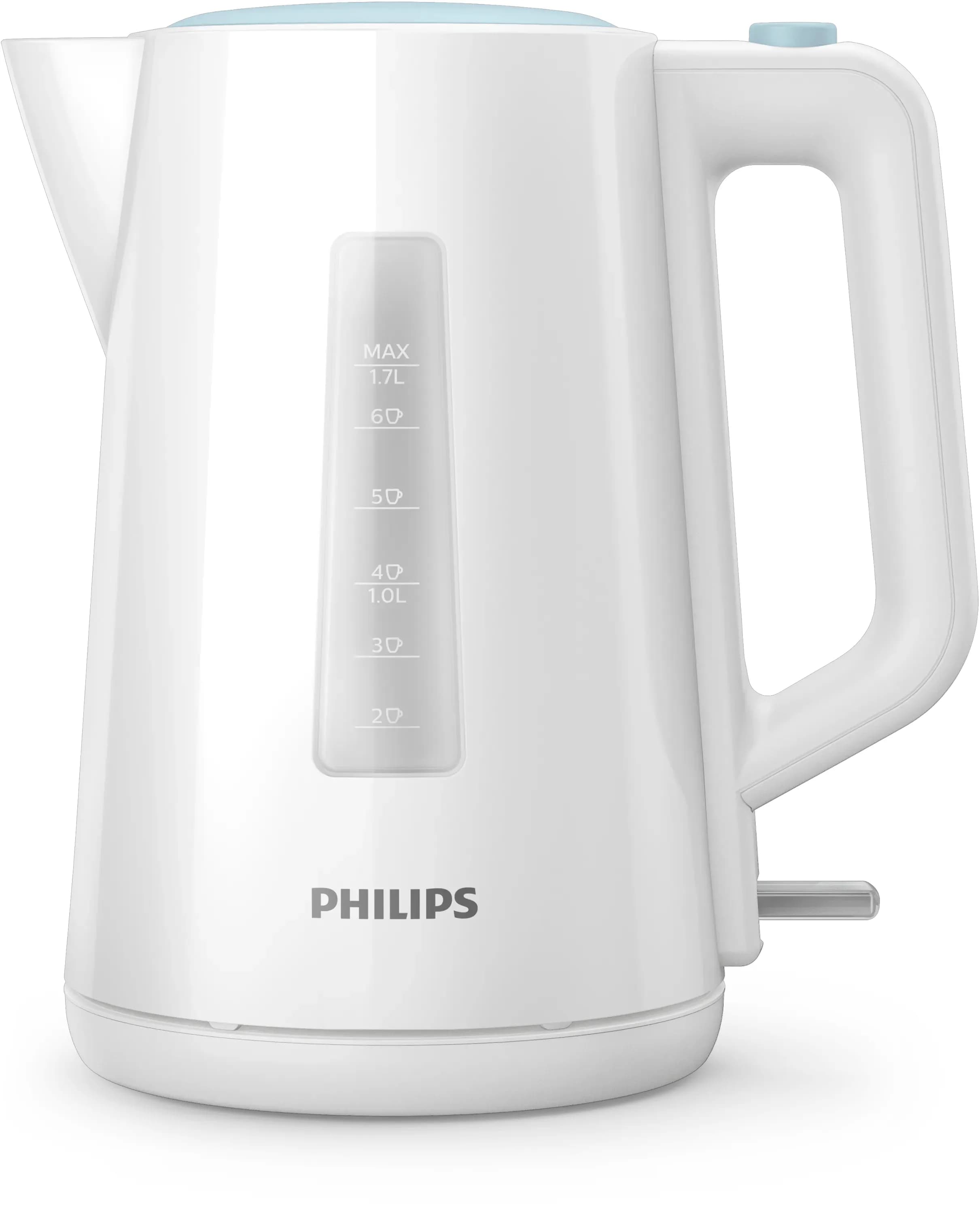 Philips Series 3000 HD9318/70 -vedenkeitin, 1,7 l, 2200 W, valkoinen