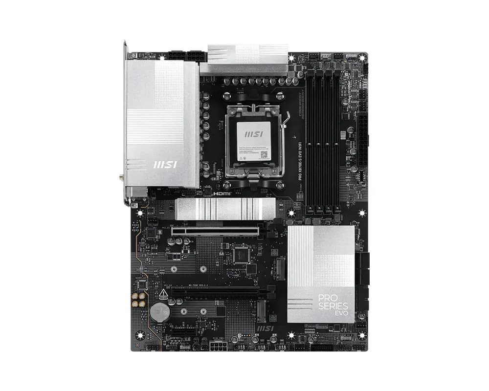 MSI PRO X870E-S EVO WIFI AM5 ATX -emolevy