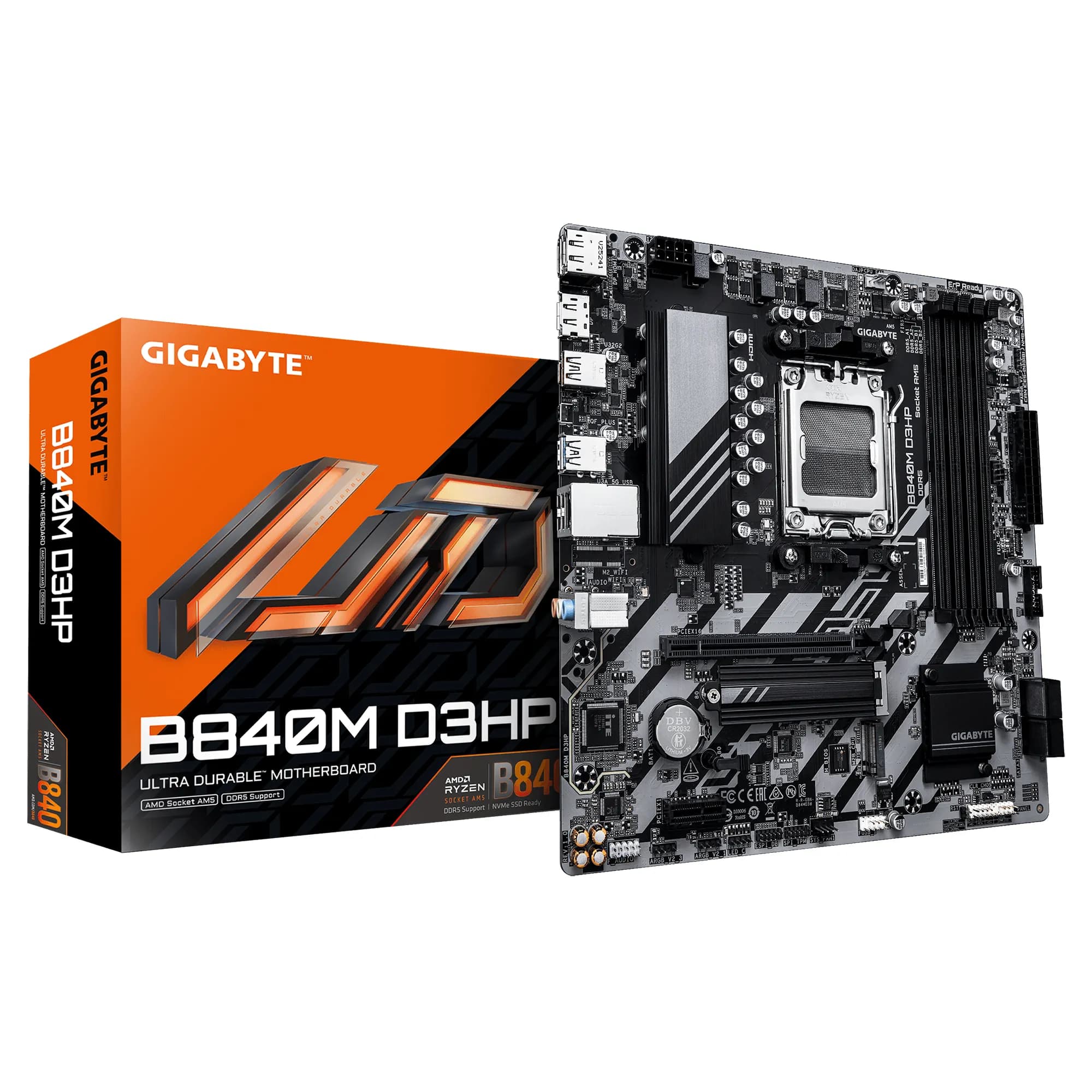 Gigabyte B840M D3HP AM5 mATX -emolevy