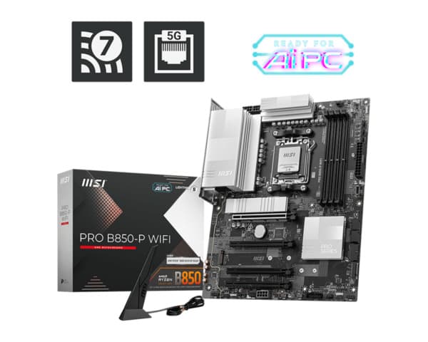 MSI PRO B850-P Wi-Fi 7 AM5 ATX -emolevy