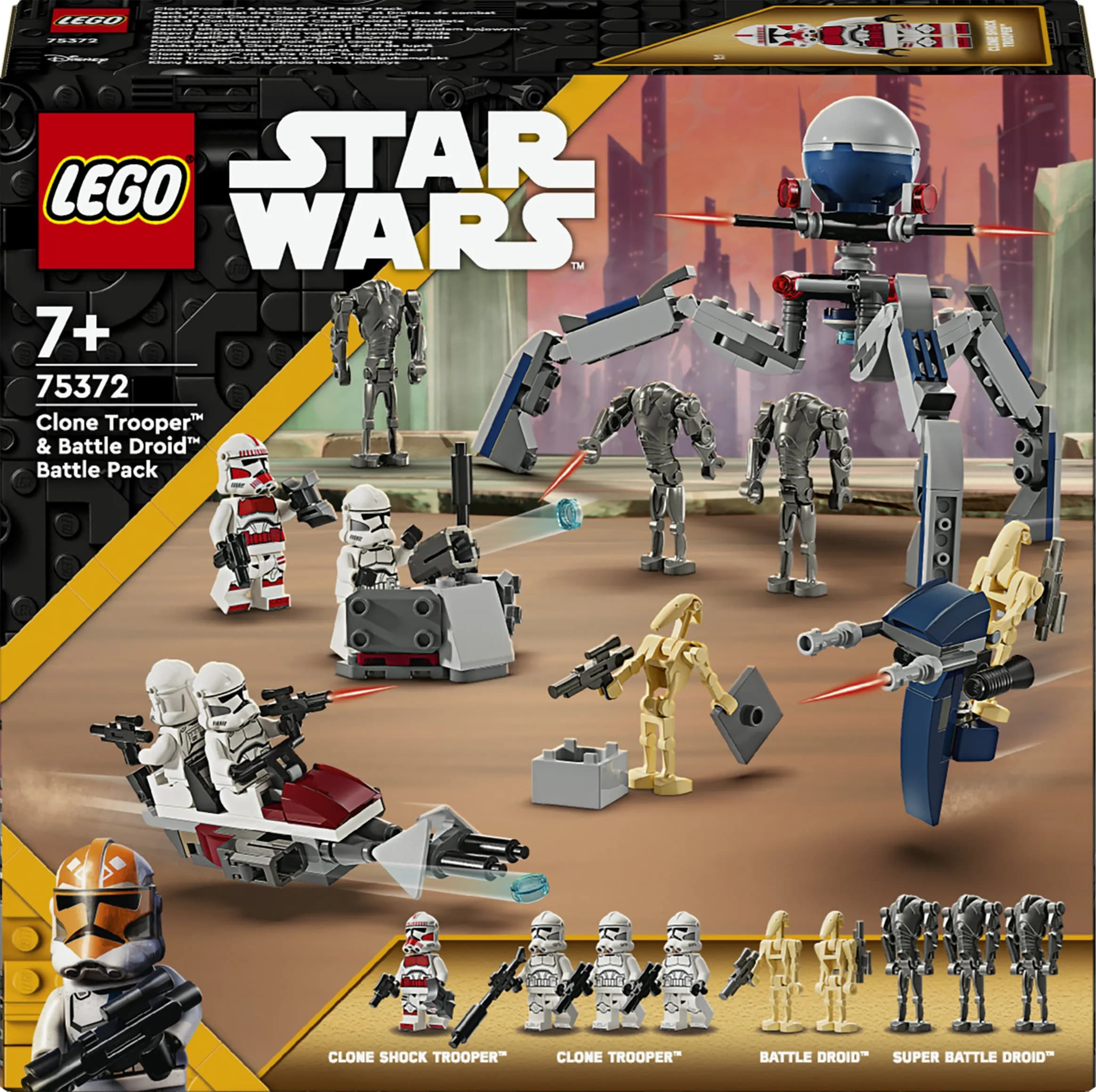 LEGO Star Wars Kloonisoturin ja taisteludroidin taistelupakkaus 75372