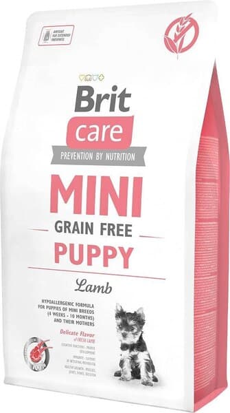 Brit Care Mini Grain-Free Puppy Lamb, Koiran kuivaruoka, 7 kg