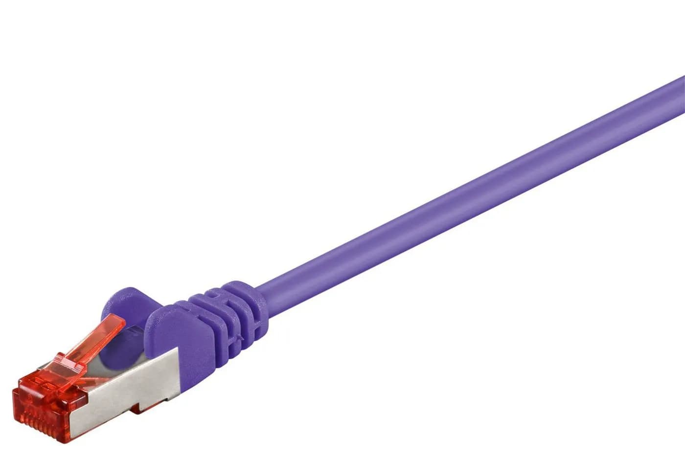 MicroConnect Cat6 F/UTP RJ45 0.25m -verkkokaapeli, purppura
