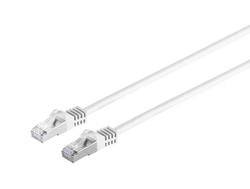 MicroConnect Cat7 S/FTP RJ45 2m -verkkokaapeli, valkoinen