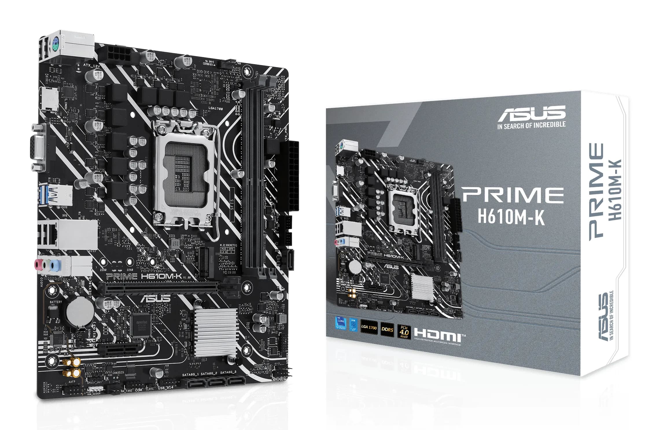 Asus PRIME H610M-K DDR5 LGA 1700 mATX -emolevy