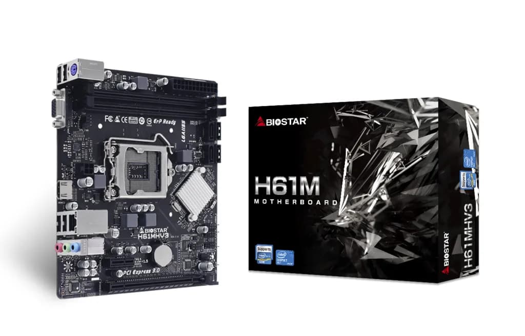 Biostar H61MHV3 LGA1155 mATX -emolevy