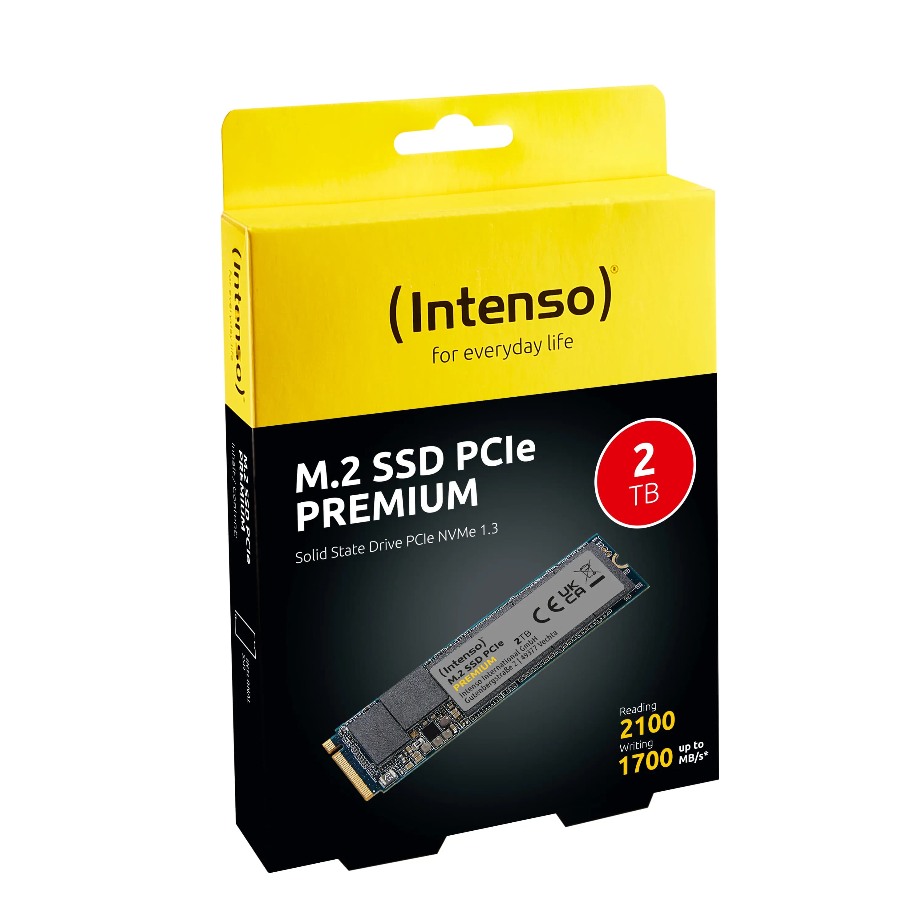 Intenso Premium 2 Tt M.2 PCIe 3.0 NVMe -SSD-levy