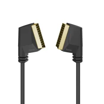 Hama Gold-plated SCART -liitäntäkaapeli, 1,5 m, musta